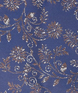 Елегантен комплект от три части с папионка в синьо