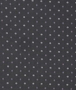 Черен мъжки сет с папионка игла и кърпичка на точки