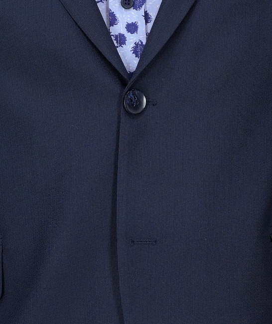 Мъжки елегантен костюм от две части в тъмно синьо