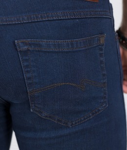 Елегантни мъжки изчистени дънки с права кройка