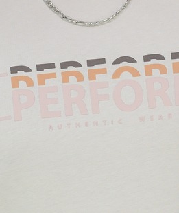 Мъжка тениска с модерна апликация в бежово