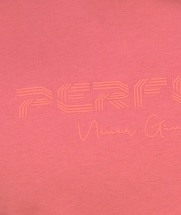 Памучна мъжка тениска с къс ръкав в цвят сьомга