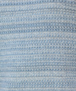 Плетен мъжки луксозен пуловер меланж в синьо