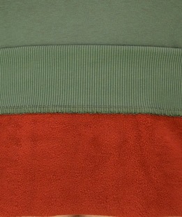 Елегантна мъжка блуза в зелено с плюшена подплата