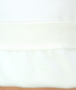 Мъжка бяла блуза с дълъг ръкав с пухена подплата