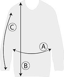 Мъжки пуловер памучен с обло деколте цвят черен